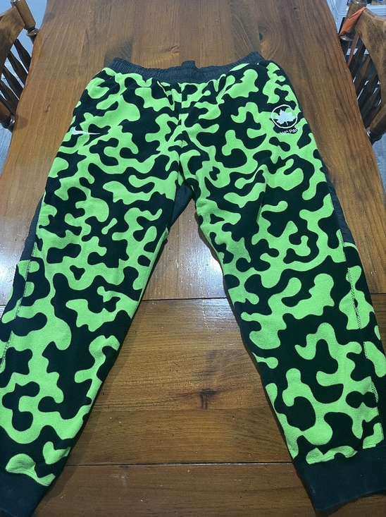 Nike Other - Nike X NYC Parks Mens Green Black Camo Color Block Fleece Jogger Pants Size XXL‎